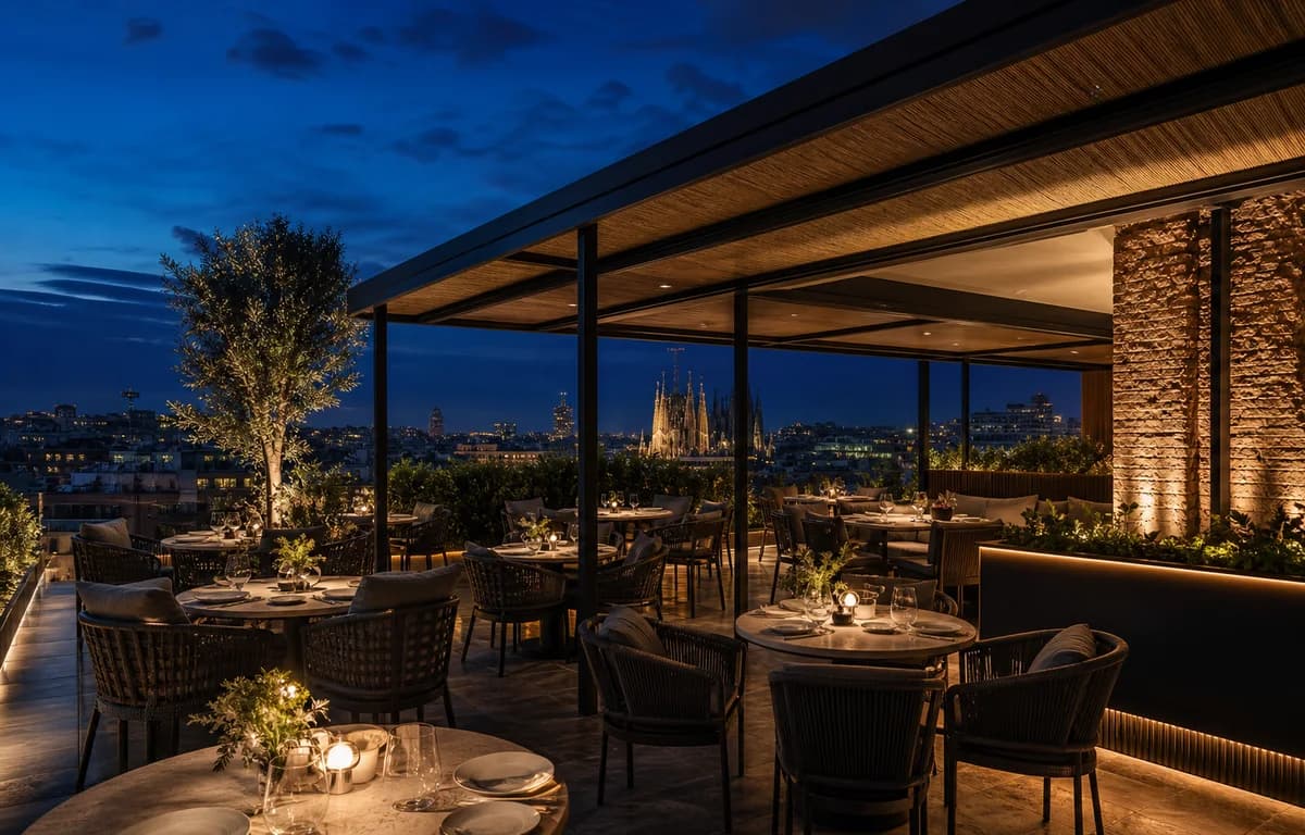 Azure Rooftop, Restaurant — Barcelona, Spain